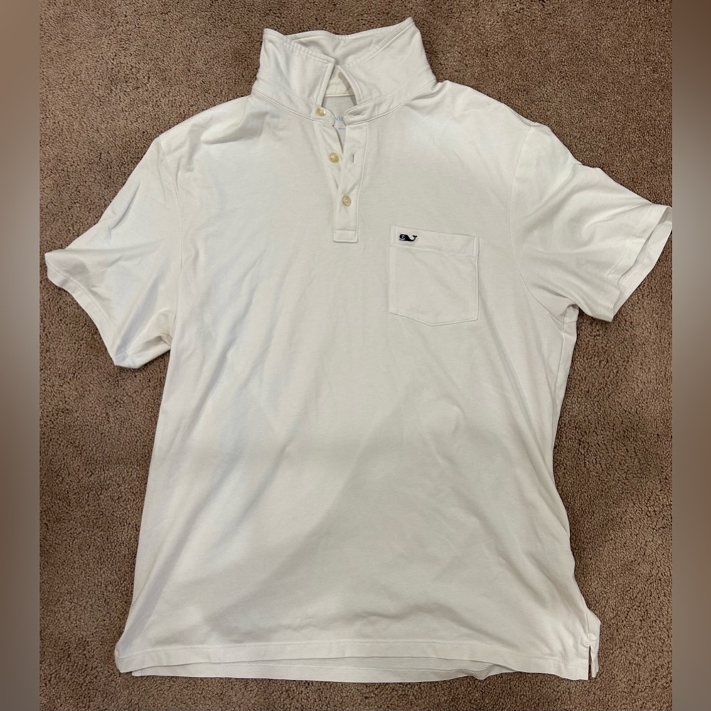 Vineyard Vines Edgartown Men's White Polo Shirt